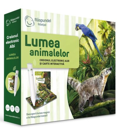 Set Raspundel Istetel - Carte si creion, Lumea animalelor, 2.0