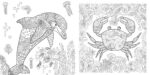 Animale marine - Carte de colorat - imagine 3