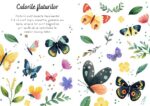 Fluturii - Puzzle magic de colorat cu apă - imagine 2
